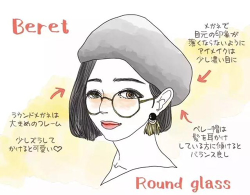 接地氣的小仙女一定要看看！冬天佩戴上帽子和眼鏡